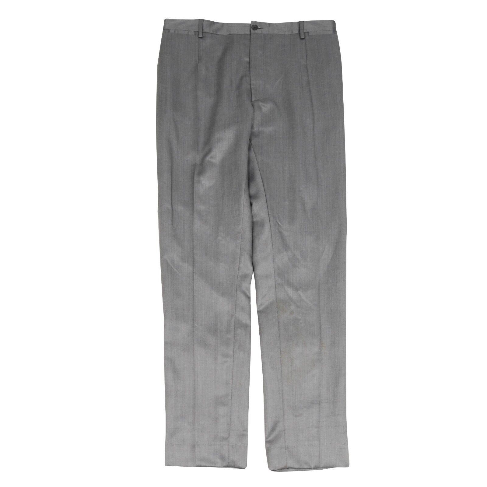 Dolce & Gabbana Peak Lapel Suit 56 Grey Wool Single Breasted Size 46R - 10 Thumbnail