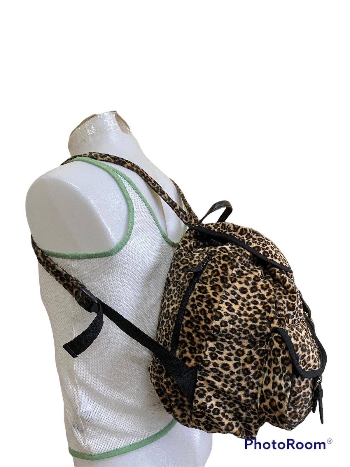 Other VINTAGE LEOPARD MULTI-POCKET BAGPACK Size ONE SIZE - 2 Thumbnail