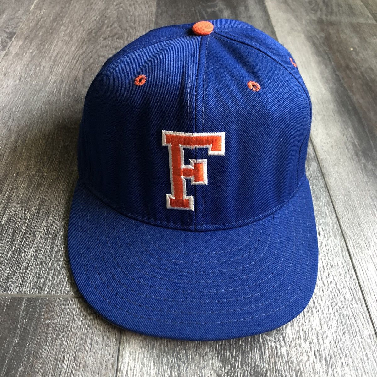 Vintage Vintage 1990s Florida University Pro Line Fitted Hat 7 1/2 Size ONE SIZE - 1 Thumbnail