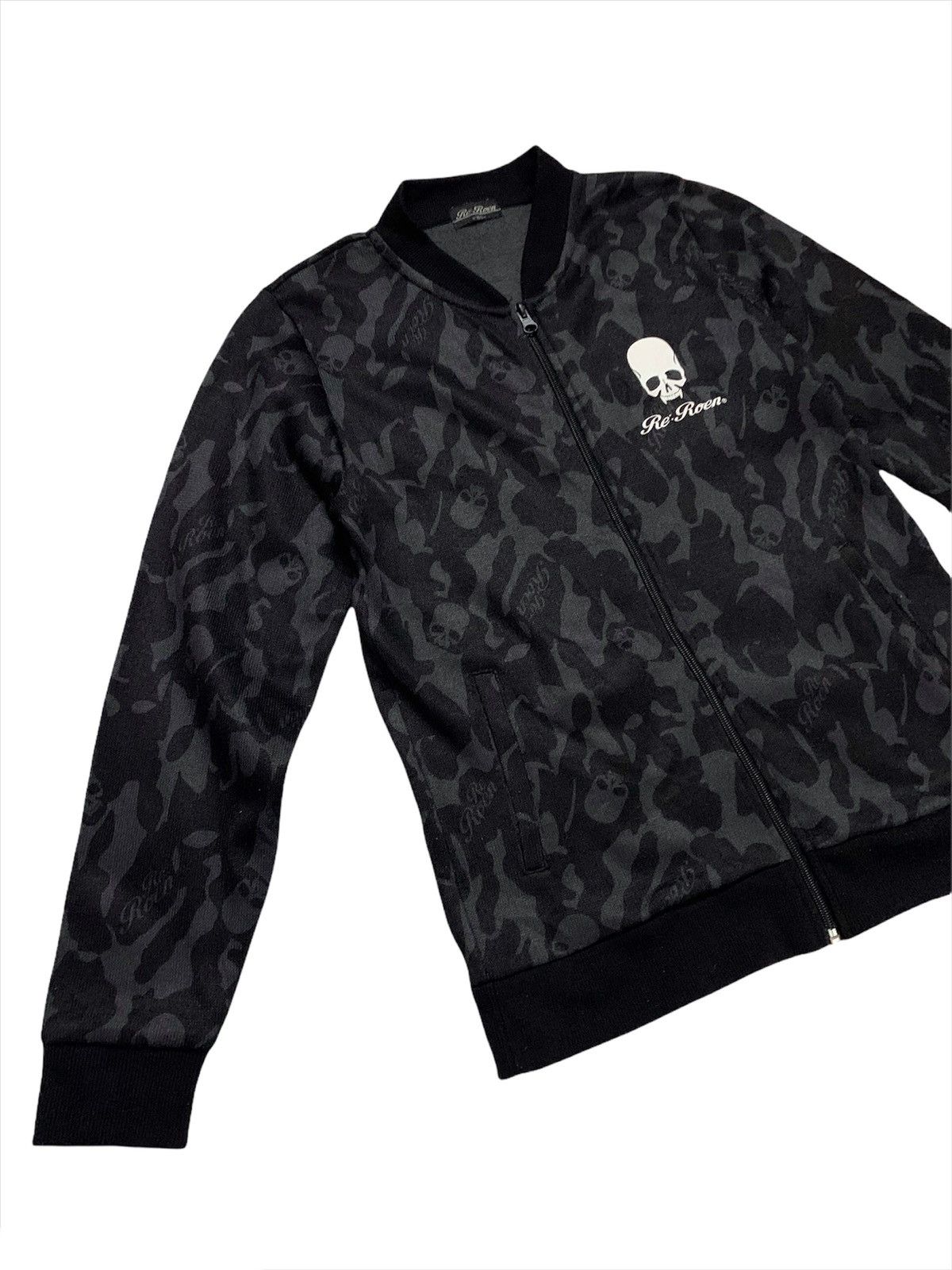 Japanese Brand × Roen Japanese Re Roen Mastermind Full Printed Camo Sweater Size US S / EU 44-46 / 1 - 2 Thumbnail