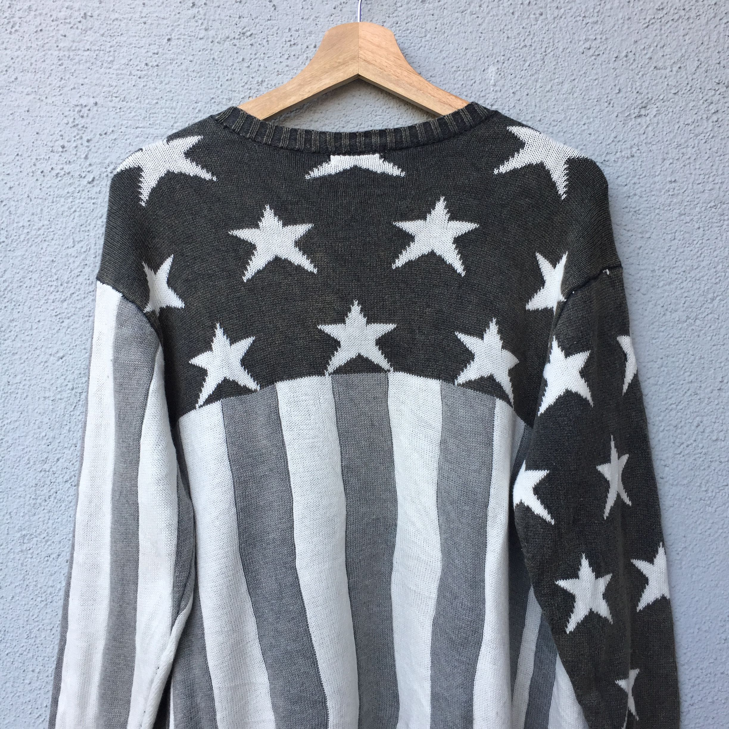 Designer Vintage RCWB Waterfall Cardigan USA Flag Size US M / EU 48-50 / 2 - 8 Thumbnail
