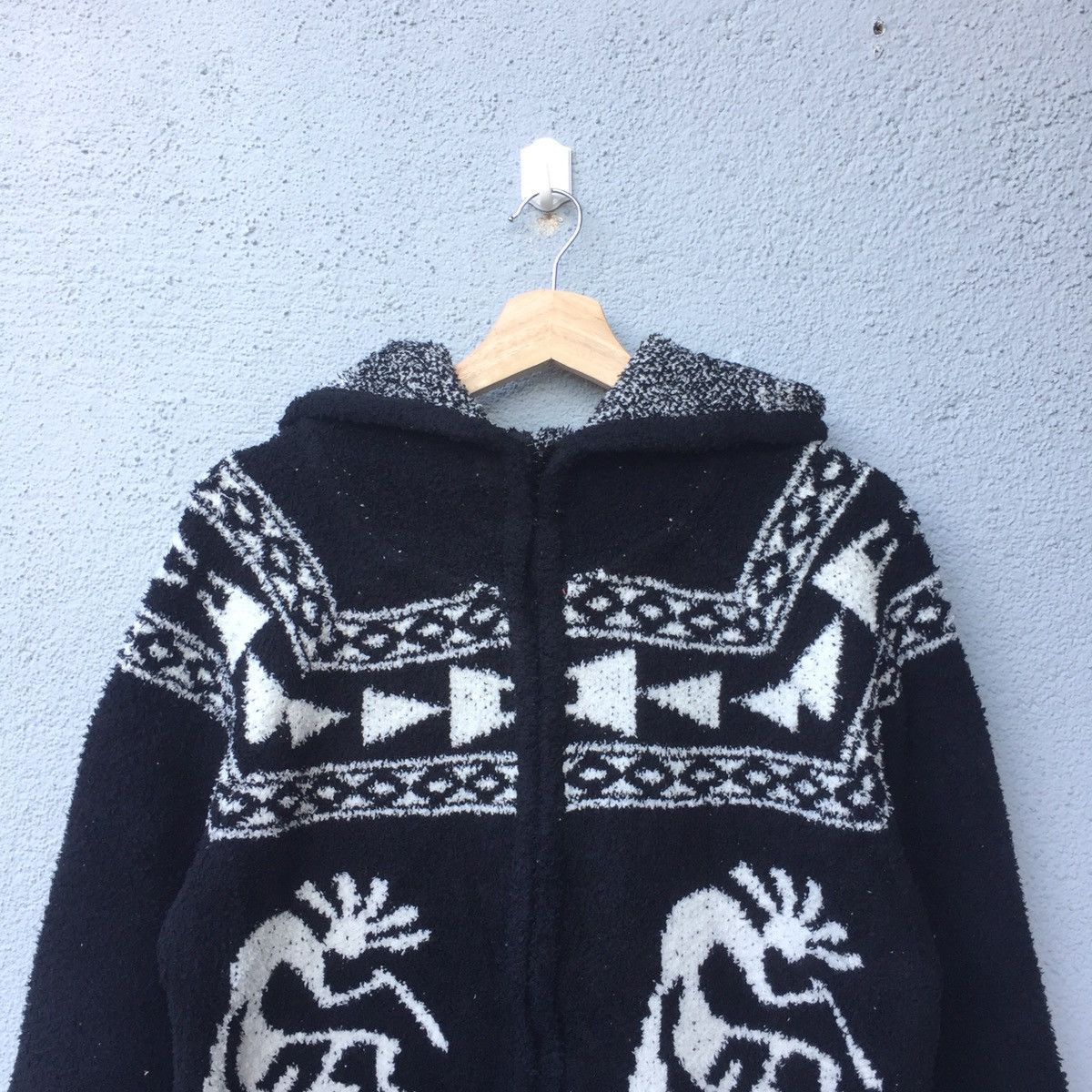 Japanese Brand Vintage Power To The People Fleece Fullprint Hoodie Sweater Size US M / EU 48-50 / 2 - 2 Thumbnail