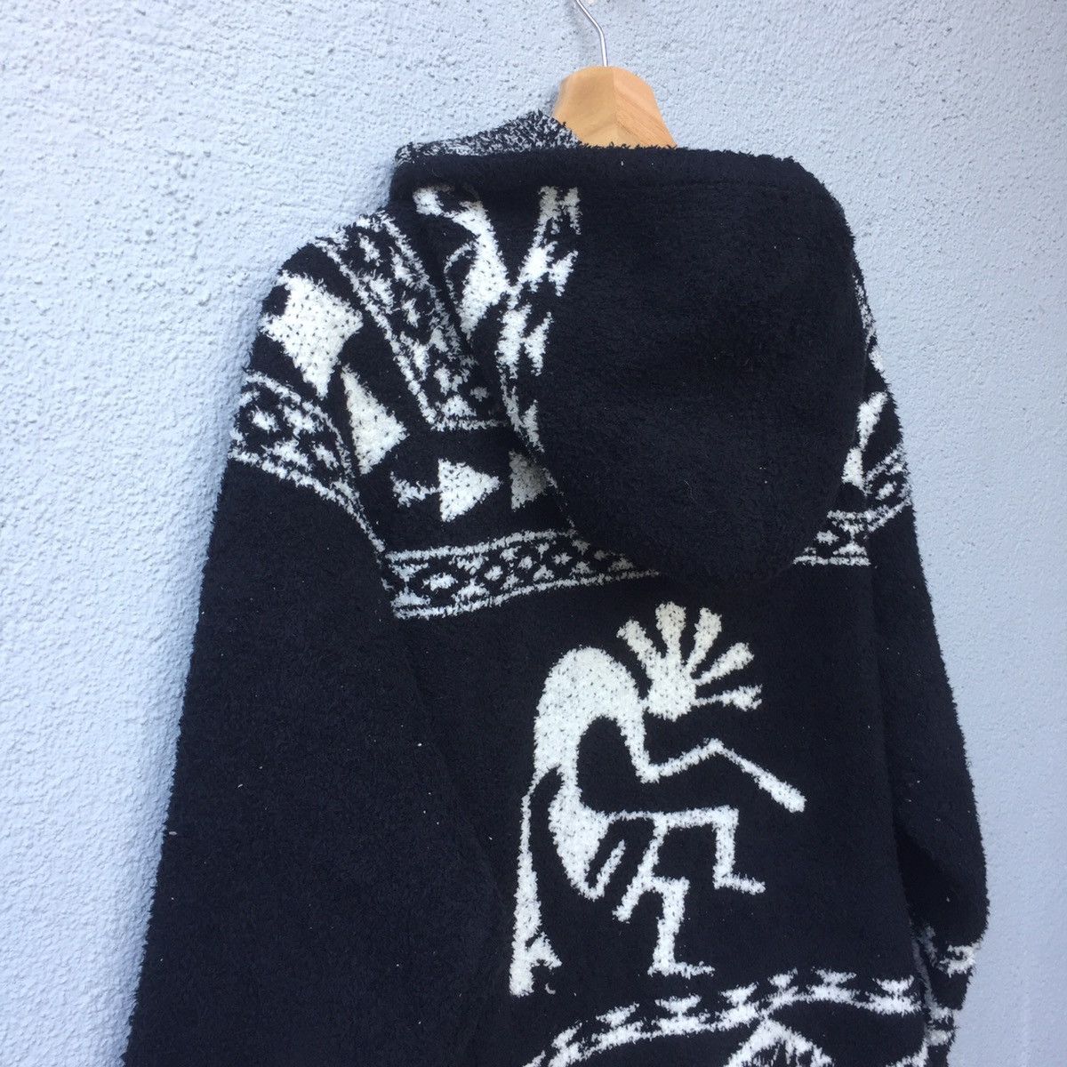 Japanese Brand Vintage Power To The People Fleece Fullprint Hoodie Sweater Size US M / EU 48-50 / 2 - 12 Thumbnail