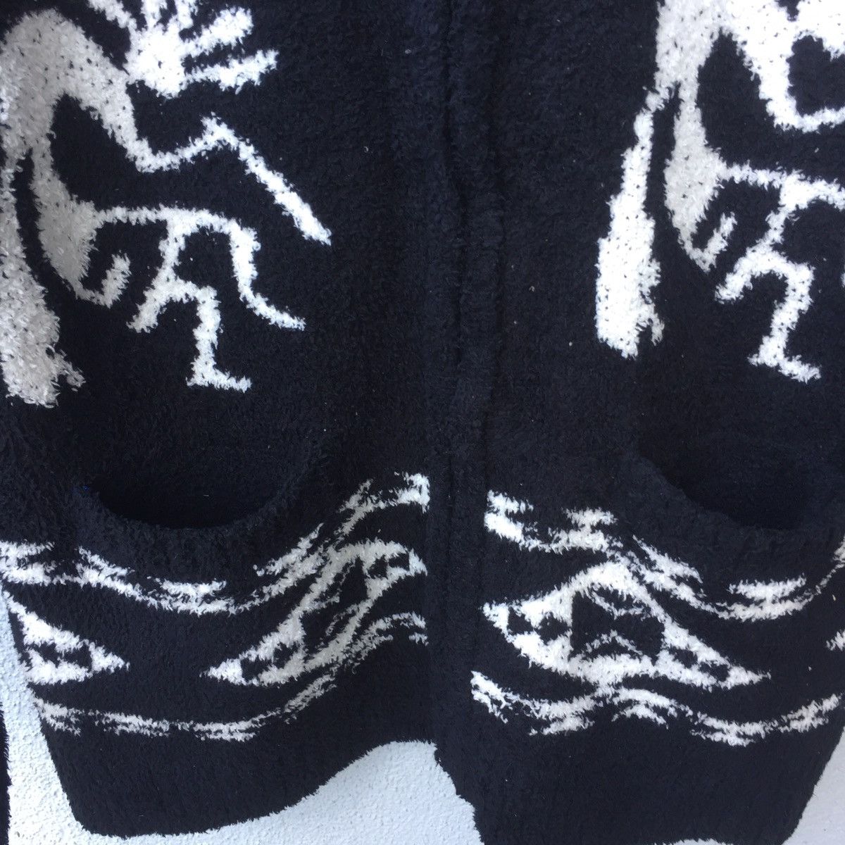 Japanese Brand Vintage Power To The People Fleece Fullprint Hoodie Sweater Size US M / EU 48-50 / 2 - 7 Thumbnail