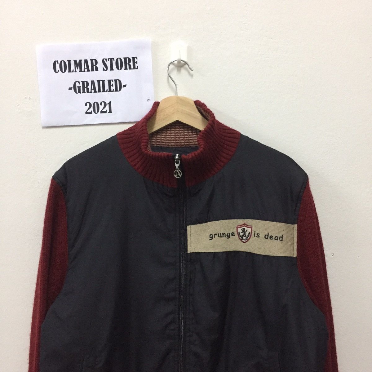 Japanese Brand Vintage Adabat Life Grunge is Dead Zipper Jacket Size US L / EU 52-54 / 3 - 2 Thumbnail