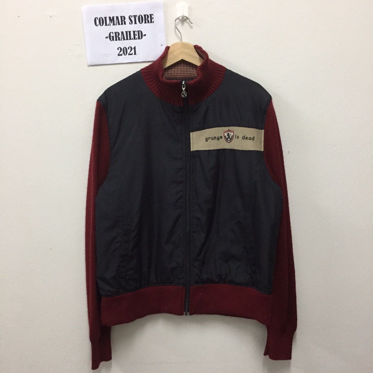 Japanese Brand Vintage Adabat Life Grunge is Dead Zipper Jacket Size US L / EU 52-54 / 3 - 1 Thumbnail