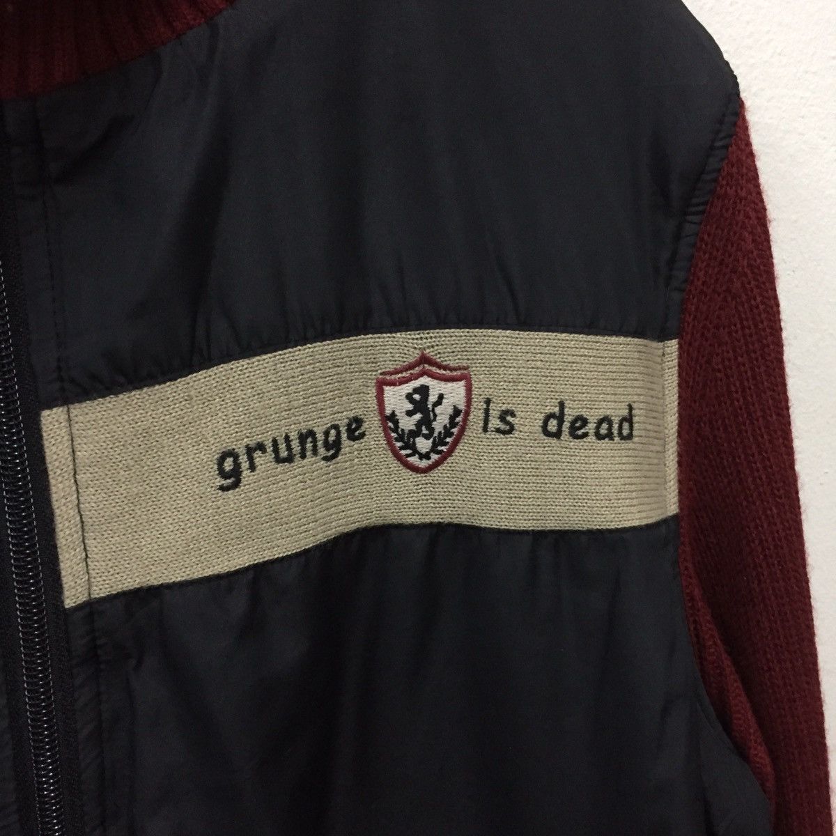 Japanese Brand Vintage Adabat Life Grunge is Dead Zipper Jacket Size US L / EU 52-54 / 3 - 7 Thumbnail