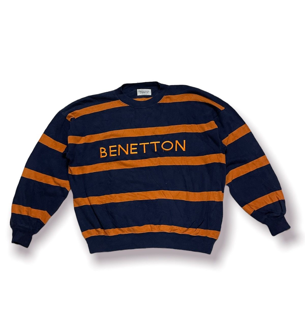 Vintage Benetton Stripe Crewneck
