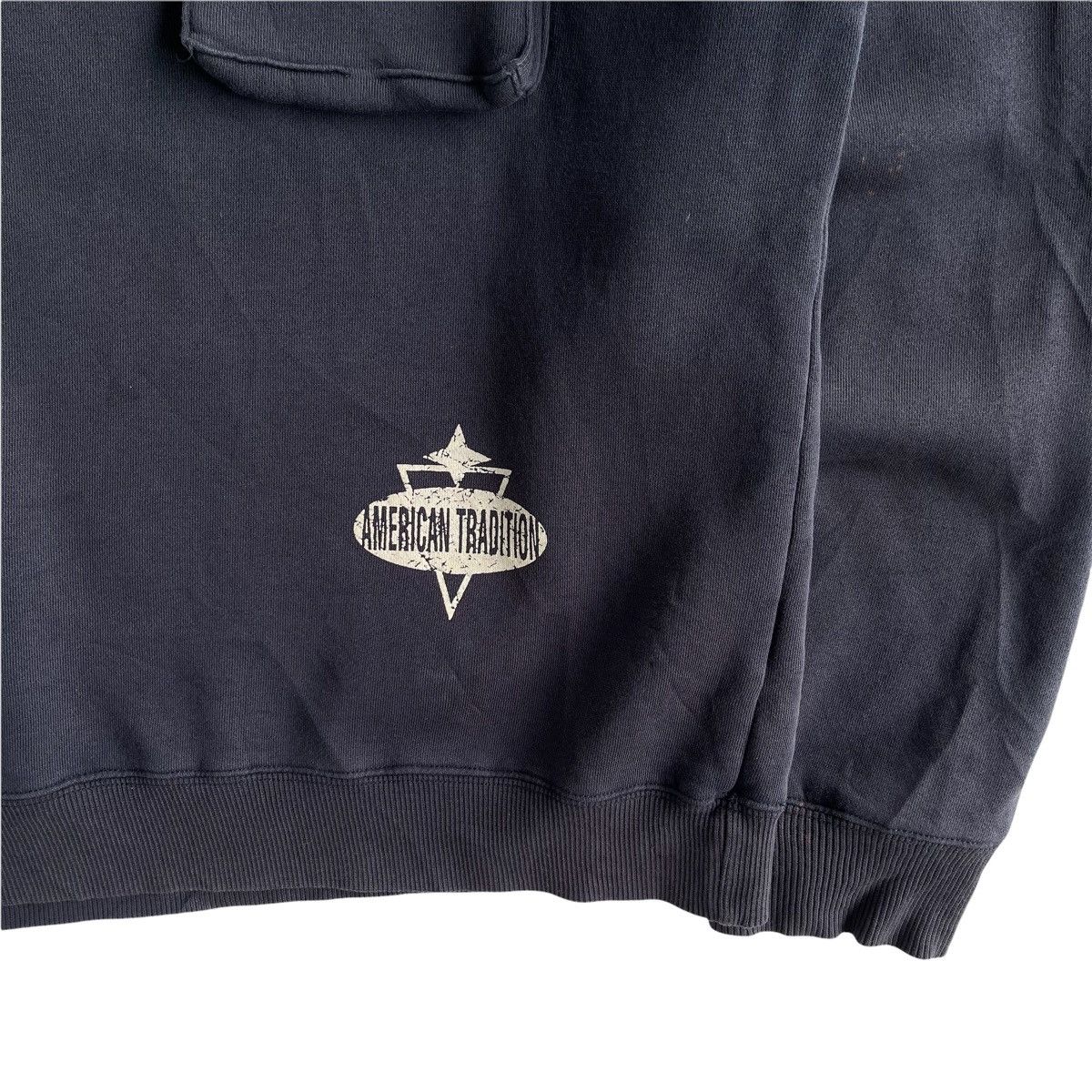 Guess × Vintage 1994s Guess Oversize Faded Half Zip Sweater Size US XL / EU 56 / 4 - 4 Thumbnail