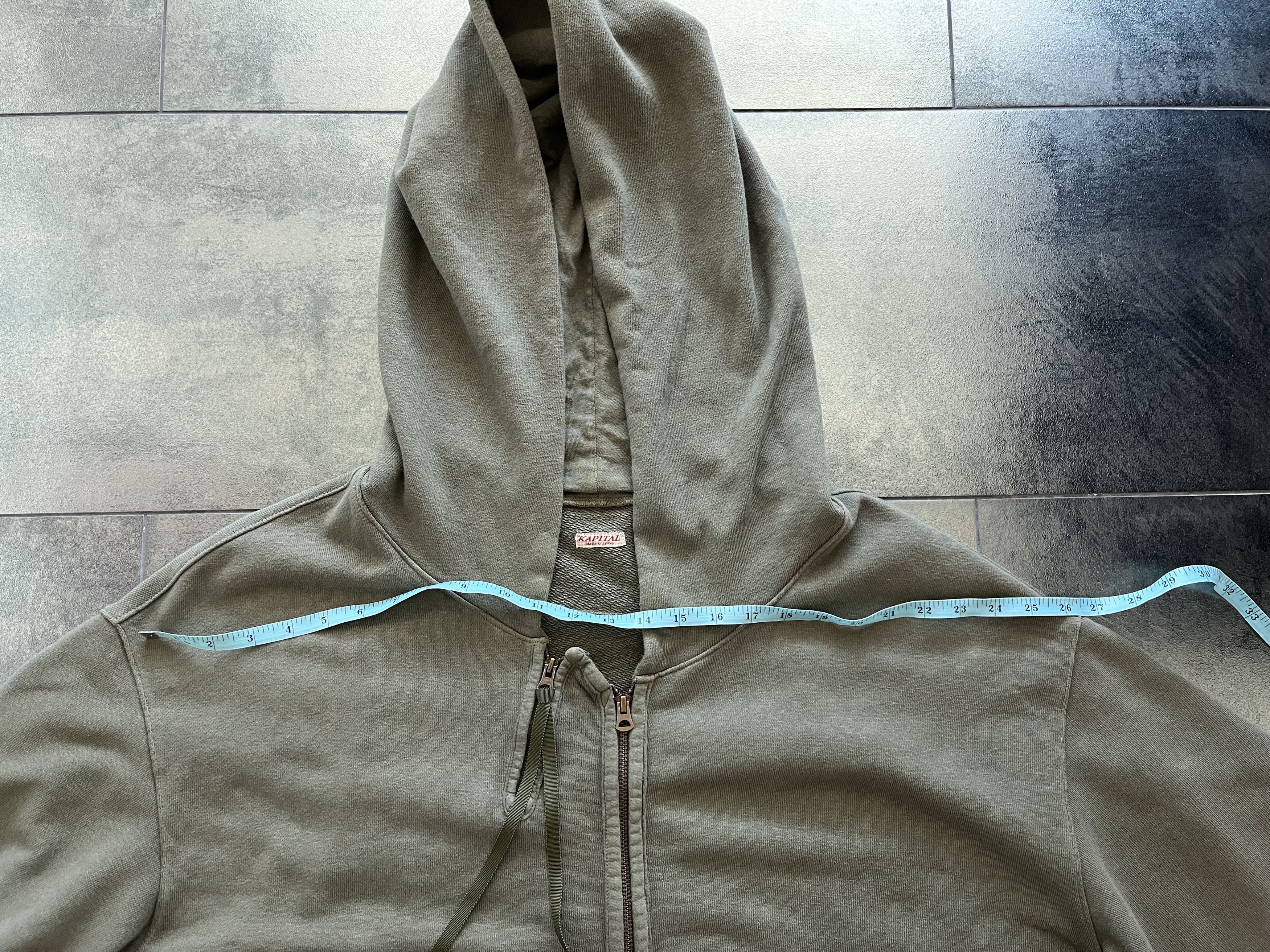Kapital Kapital Green Cotton Oversized Zip Hoodie Size US L / EU 52-54 / 3 - 2 Thumbnail