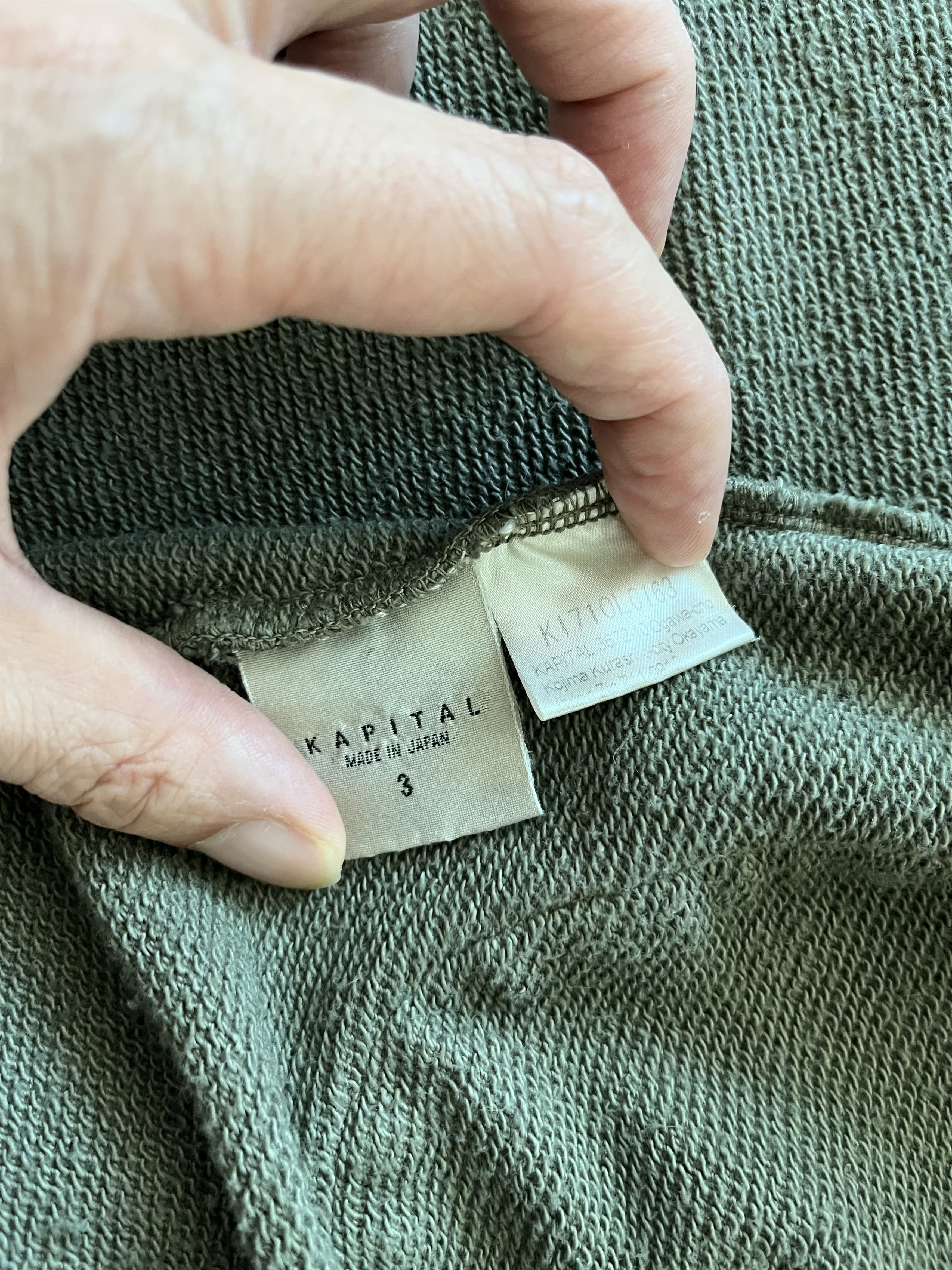 Kapital Kapital Green Cotton Oversized Zip Hoodie Size US L / EU 52-54 / 3 - 14 Thumbnail