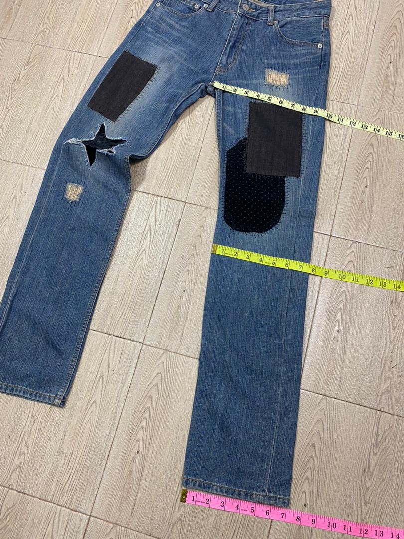 Japanese Brand Japanese Style Jeans Patchwork Design Size US 30 / EU 46 - 14 Thumbnail
