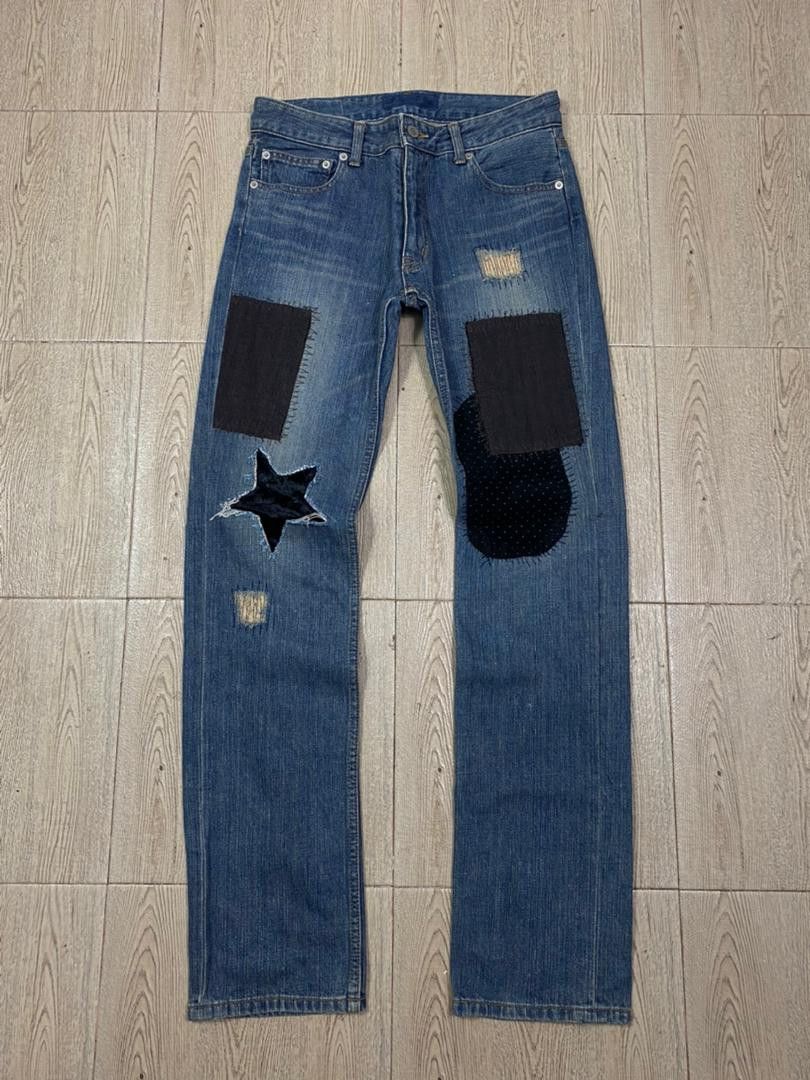 Japanese Brand Japanese Style Jeans Patchwork Design Size US 30 / EU 46 - 12 Thumbnail