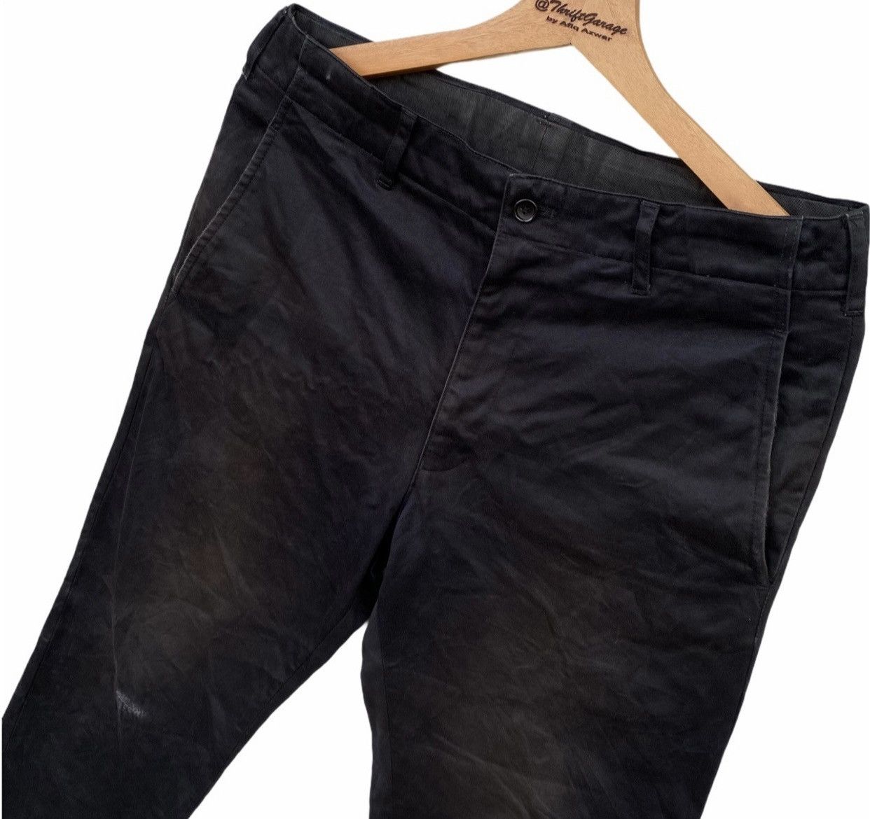 Comme des Garcons Rare Comme Des Garcons Homme AD2006 Distressed Cropped Pants Size US 31 - 4 Thumbnail