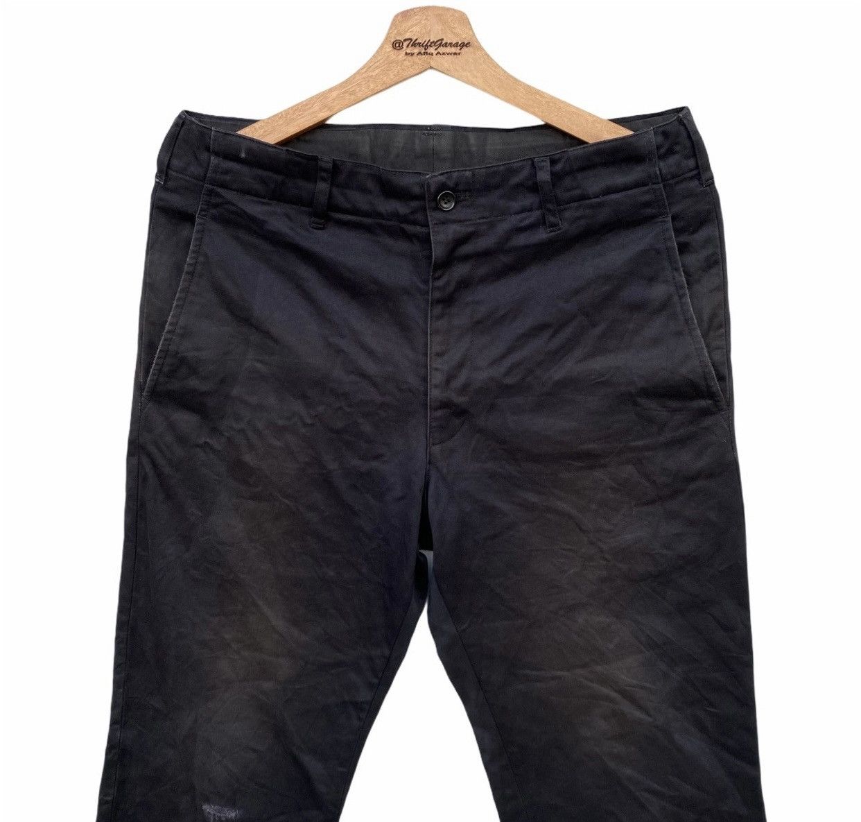 Comme des Garcons Rare Comme Des Garcons Homme AD2006 Distressed Cropped Pants Size US 31 - 2 Thumbnail