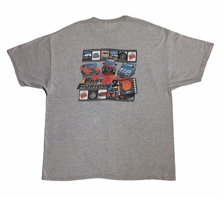 Vintage VINTAGE THE FAST AND THE FURIOUS 2 ACTION MOVIE TSHIRT Size US XXL / EU 58 / 5 - 1 Thumbnail