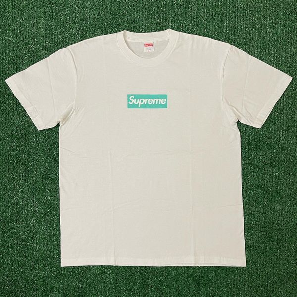 Supreme Supreme x Tiffany & Co. “Supreme Tiffany Box Logo” Tee