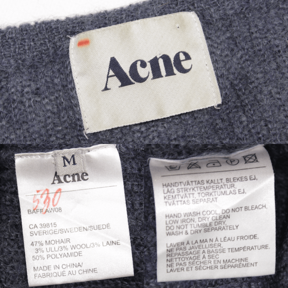 Acne Studios Baff AW08 Mohair Nylon Long Knit Size M / US 6-8 / IT 42-44 - 8 Thumbnail