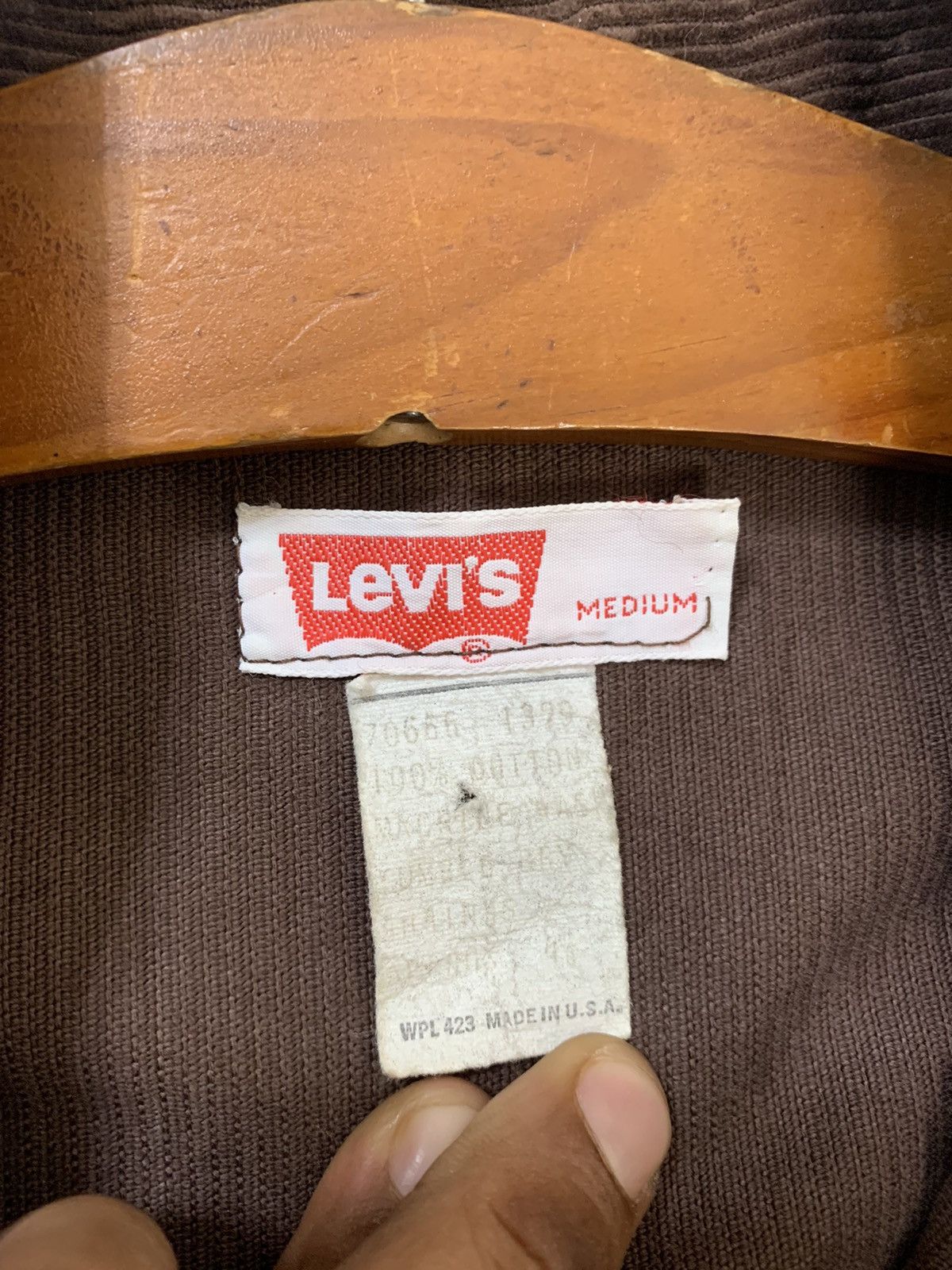 Levi's Vintage Levis 70666 Corduroy Jacket Size US M / EU 48-50 / 2 - 6 Thumbnail