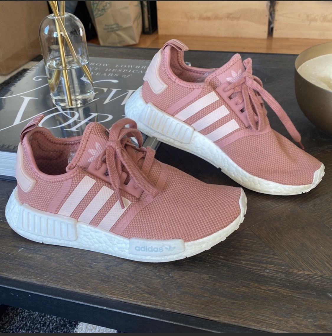 S76006 Adidas Rose NMD W6 fits 6.5 runs big Footwear