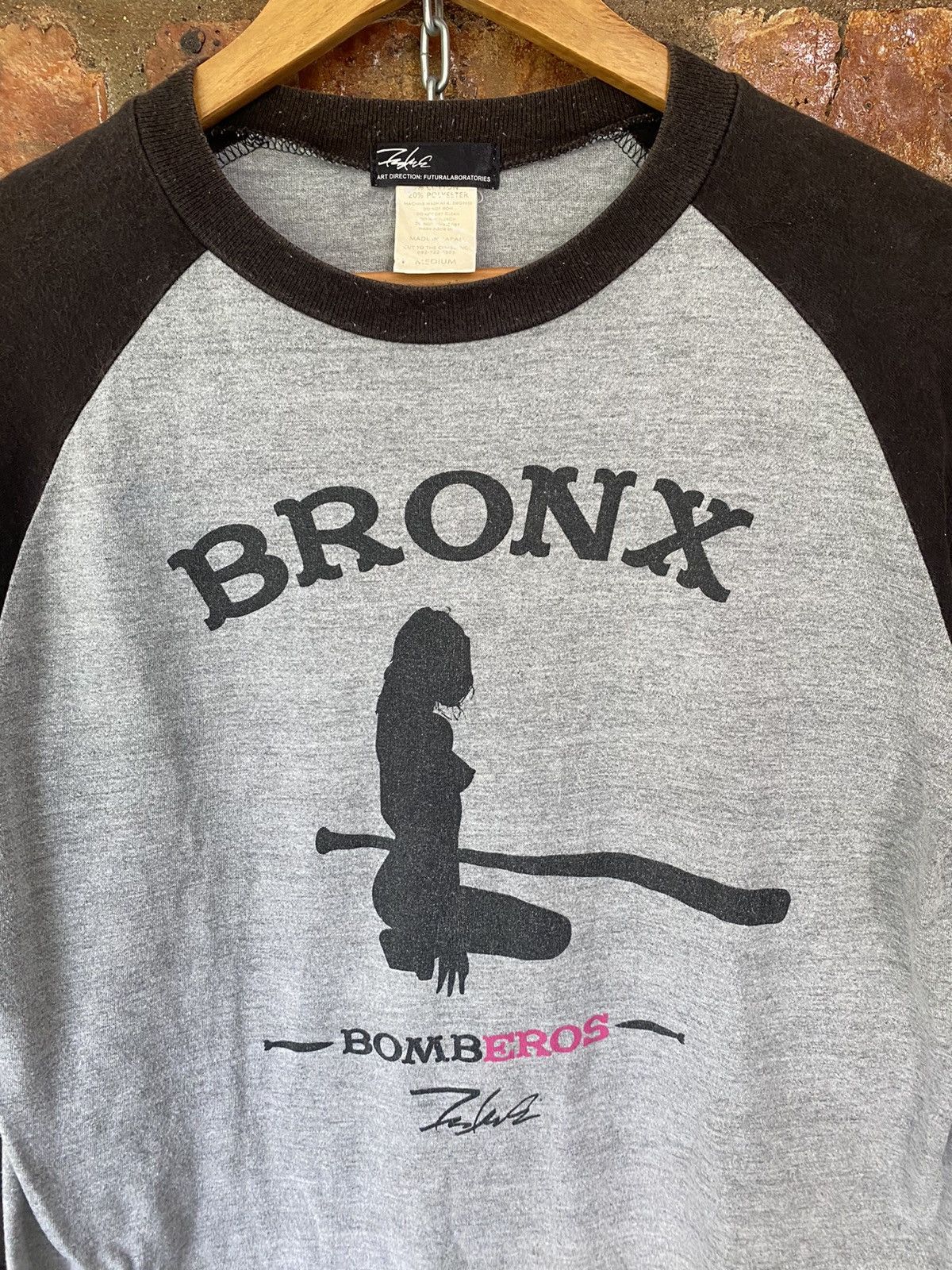 Futura Vtg Futura X bronx bombers 3 quarter sleeve Size US M / EU 48-50 / 2 - 3 Thumbnail