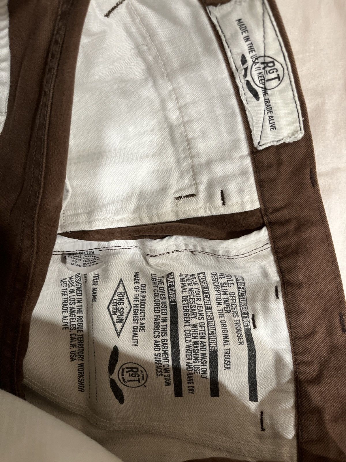 Rogue Territory Officer Trouser twill cut-offs Size US 30 / EU 46 - 4 Thumbnail