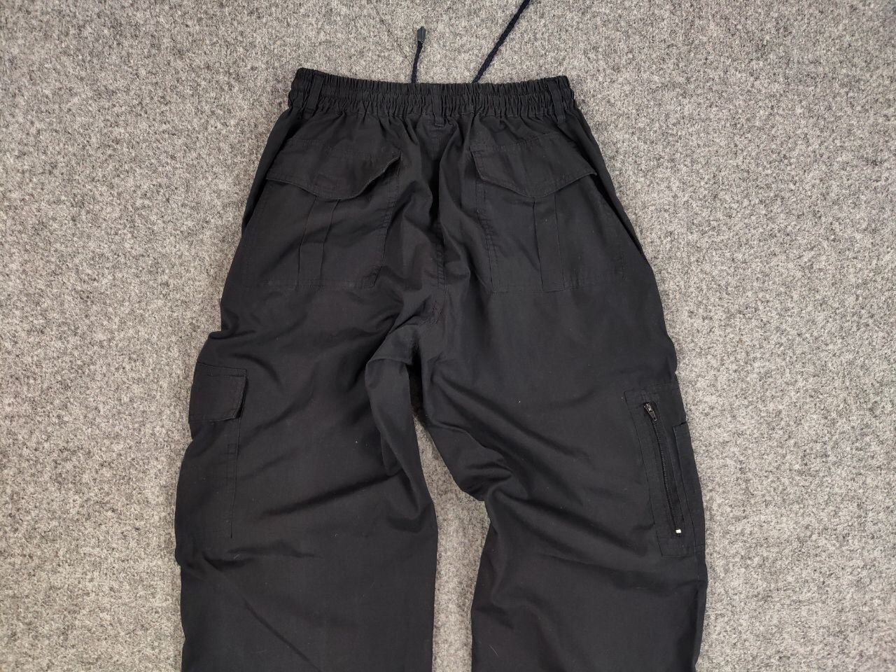 Japanese Brand Vintage 90's Cargo Pants Travis Scott Japan Black Hype Size US 32 / EU 48 - 15 Thumbnail