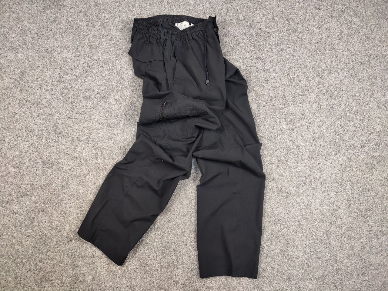 Japanese Brand Vintage 90's Cargo Pants Travis Scott Japan Black Hype Size US 32 / EU 48 - 16 Thumbnail