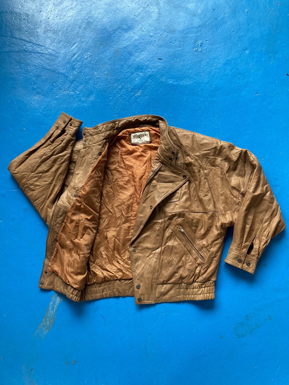 Valentino Vintage Valentino Leather Jacket Size US M / EU 48-50 / 2 - 2 Thumbnail