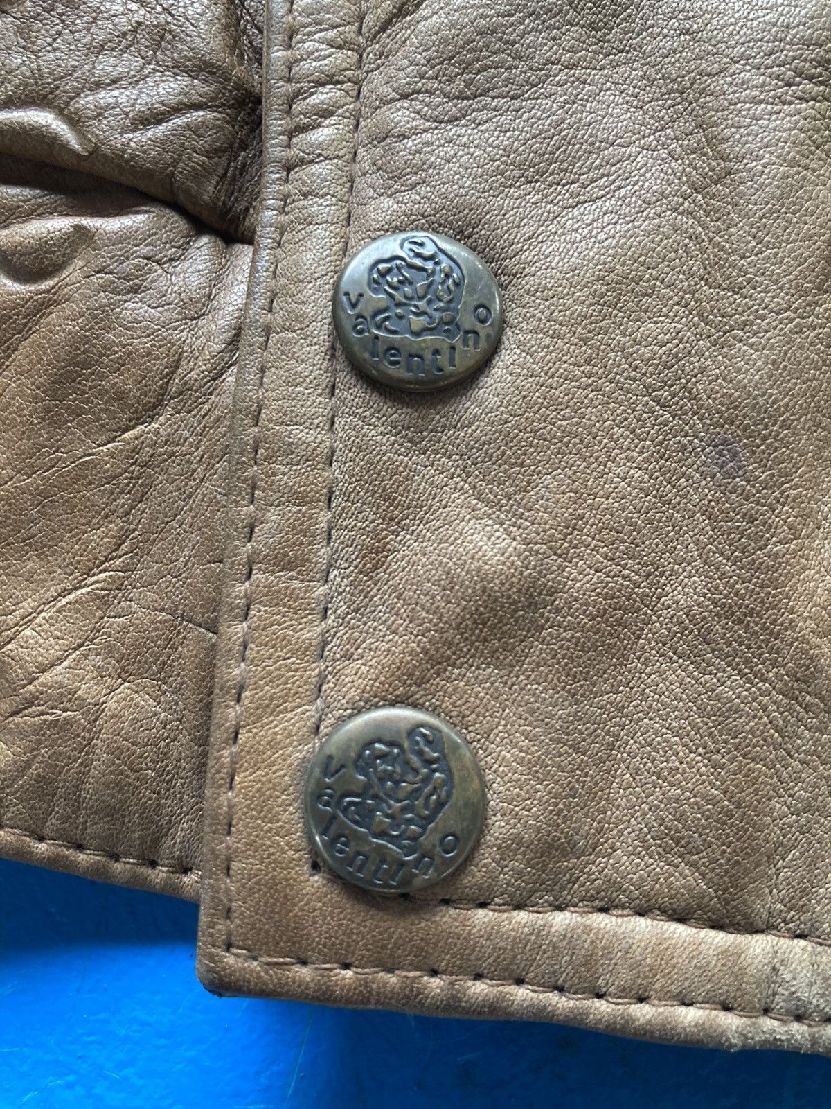 Valentino Vintage Valentino Leather Jacket Size US M / EU 48-50 / 2 - 6 Thumbnail