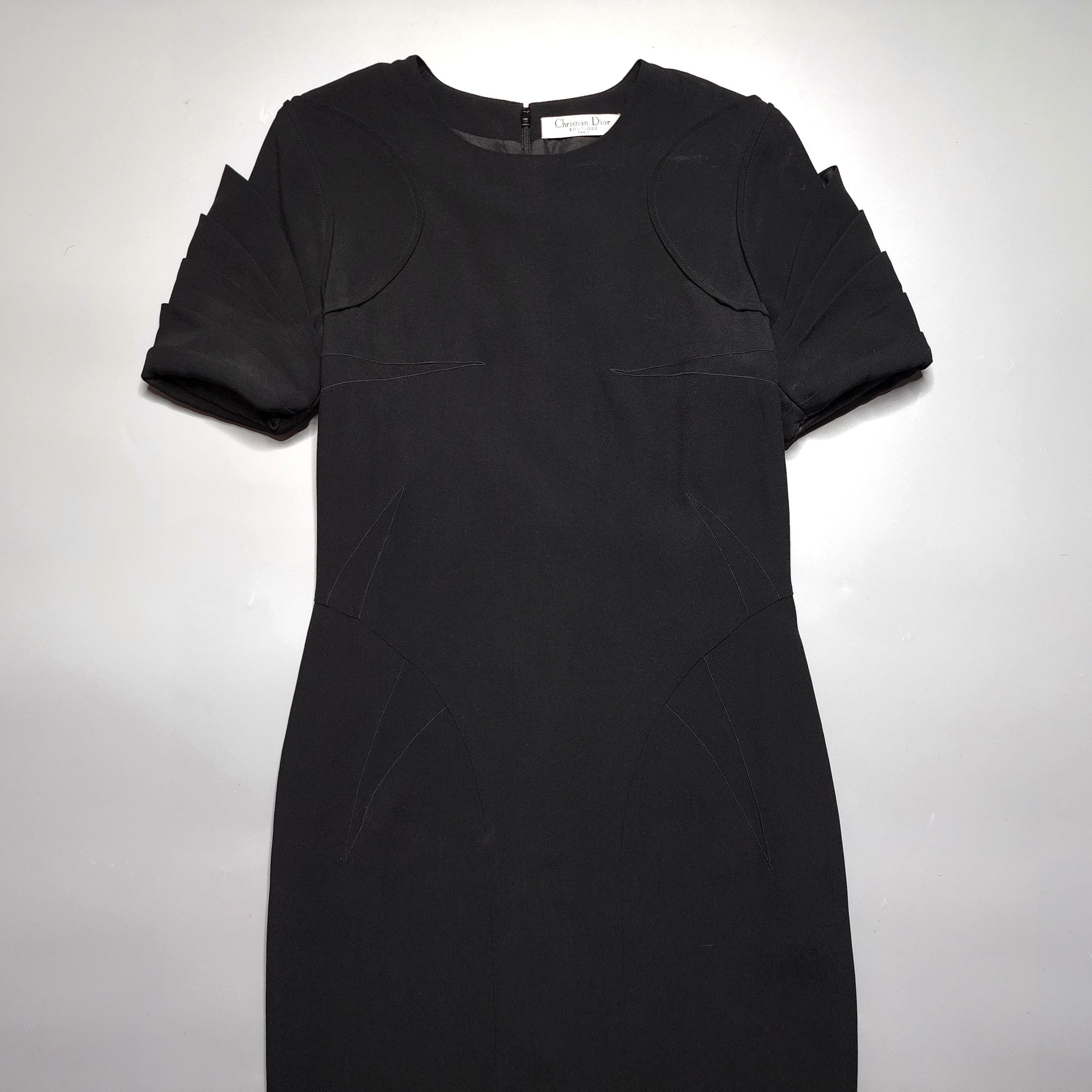 Dior Christian Dior Boutique - Origami Sleeve Dress Size M / US 6-8 / IT 42-44 - 3 Thumbnail