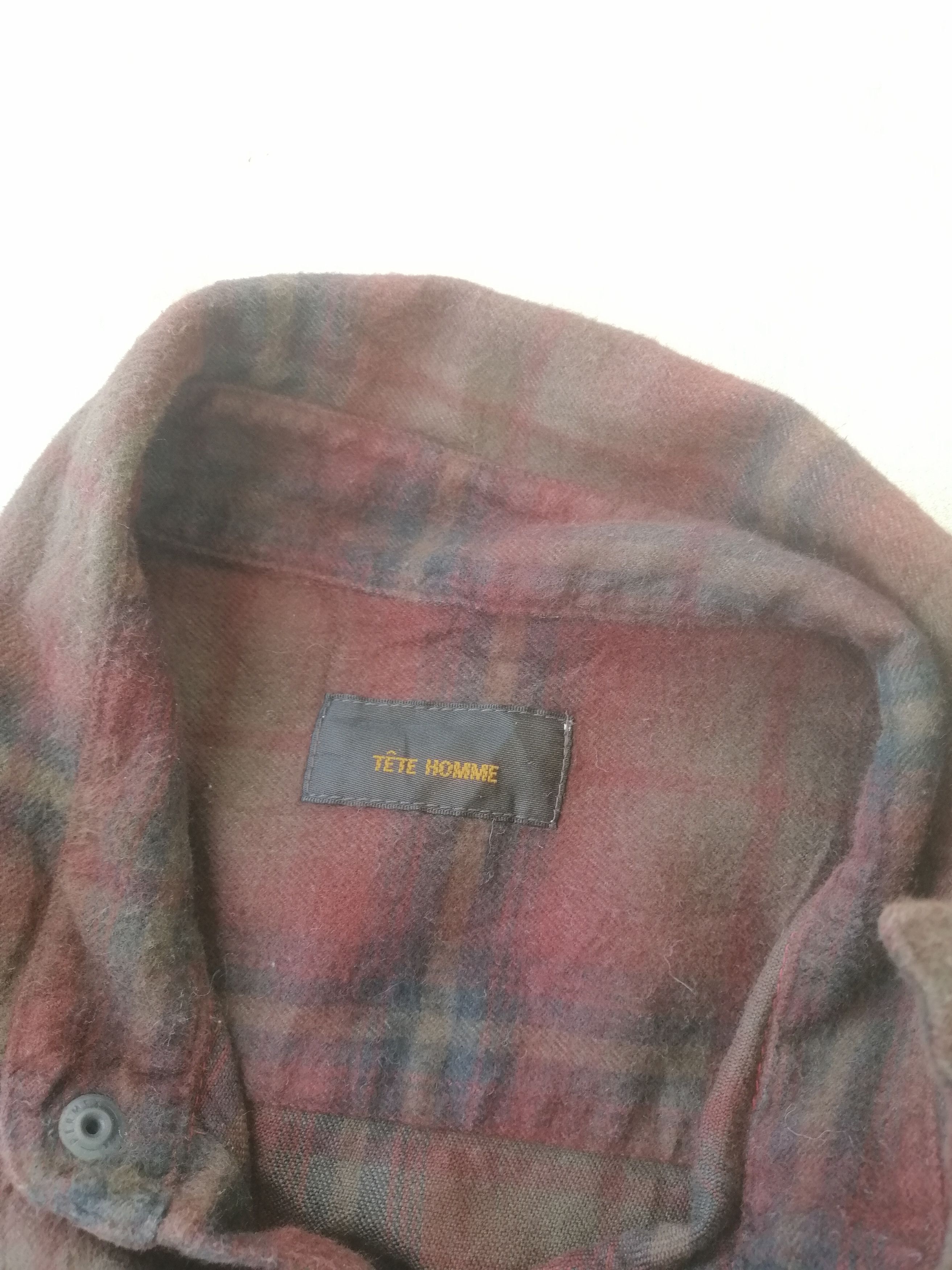 Issey Miyake Tete Homme Checked Plaid Shirt Flannel Snaps Button Size US S / EU 44-46 / 1 - 4 Thumbnail
