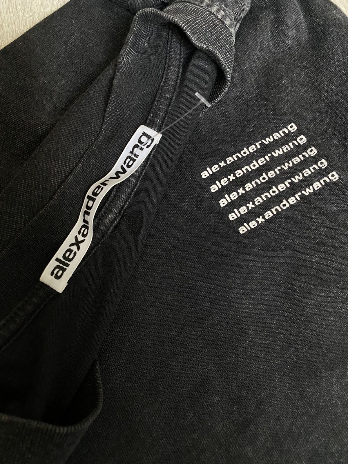 Alexander Wang Alexander Wang garment dyed small logo acid tee Size US M / EU 48-50 / 2 - 9 Thumbnail