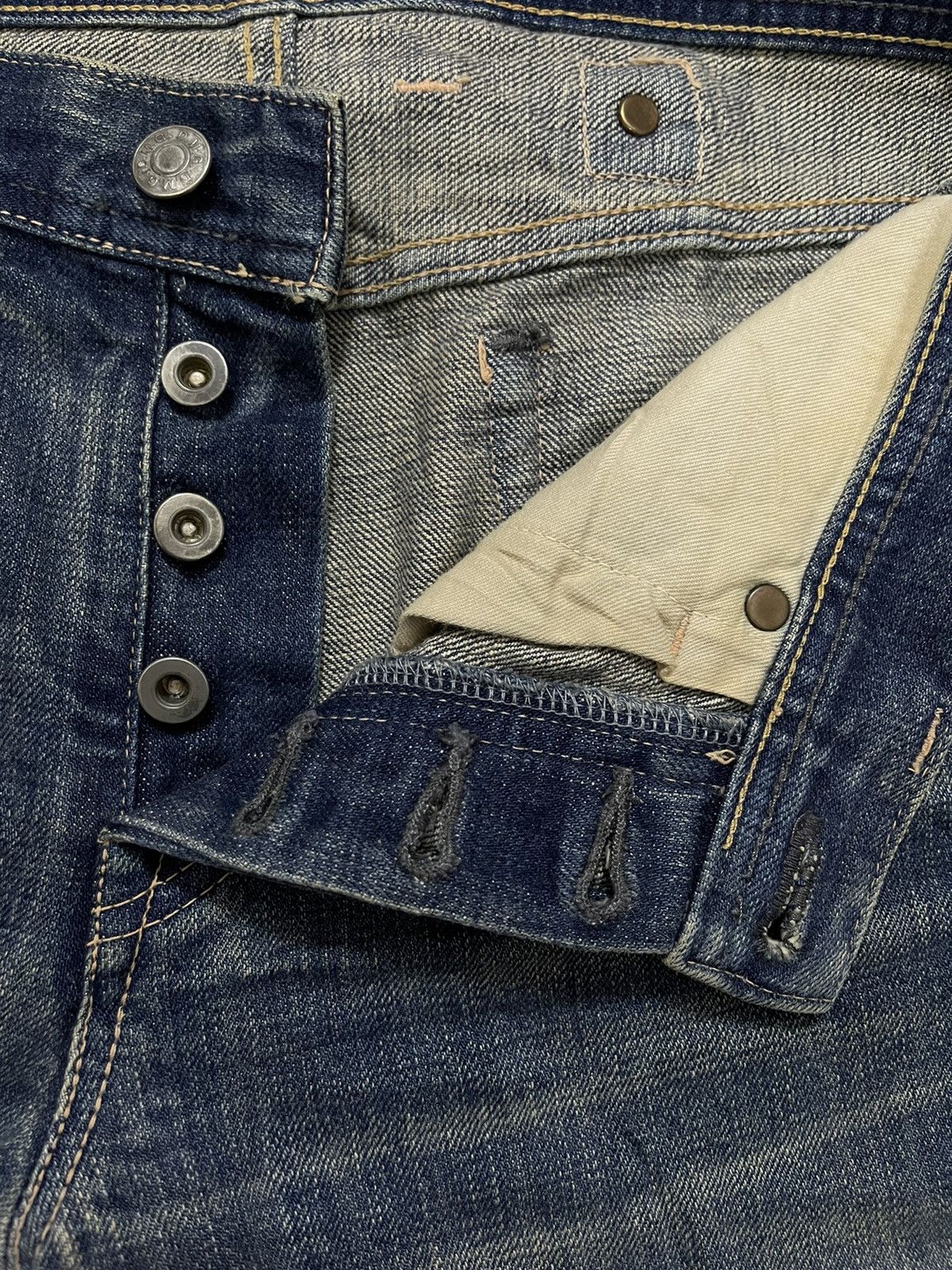 Japanese Brand × Spellbound Spellbound D.M.G Domingo Buckle Back Denim Jeans Size US 30 / EU 46 - 4 Thumbnail