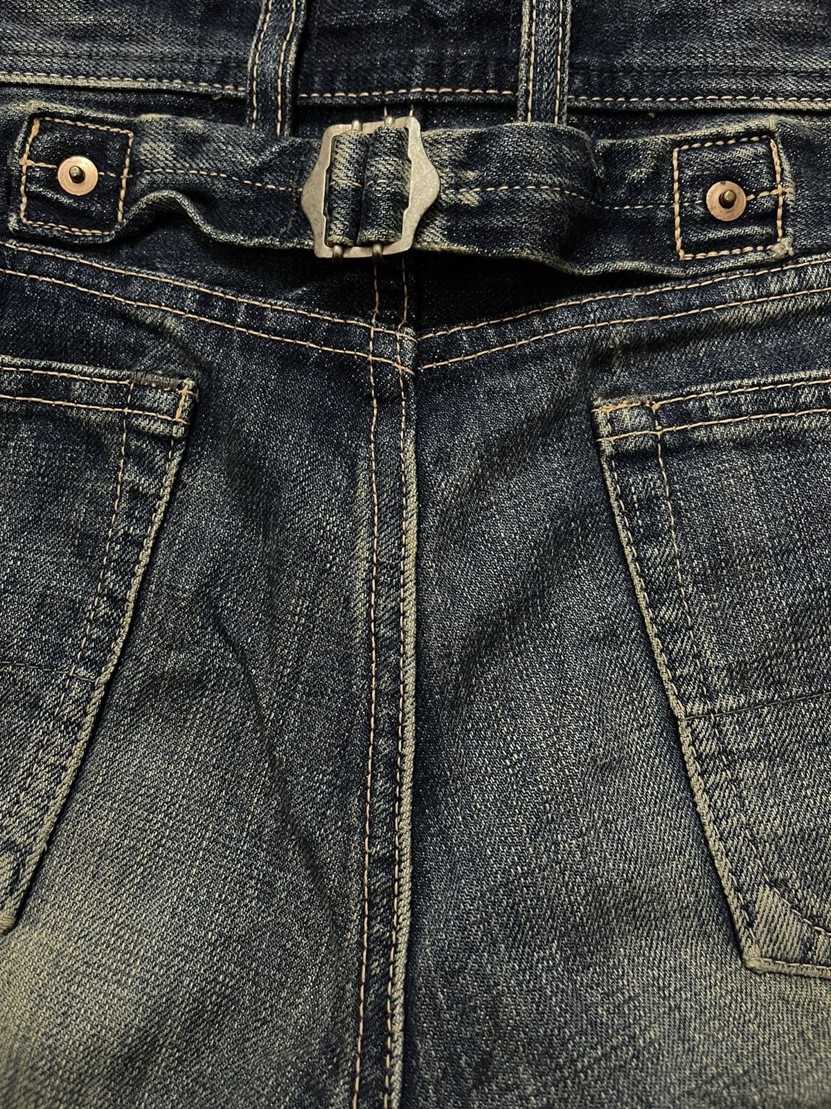 Japanese Brand × Spellbound Spellbound D.M.G Domingo Buckle Back Denim Jeans Size US 30 / EU 46 - 3 Thumbnail