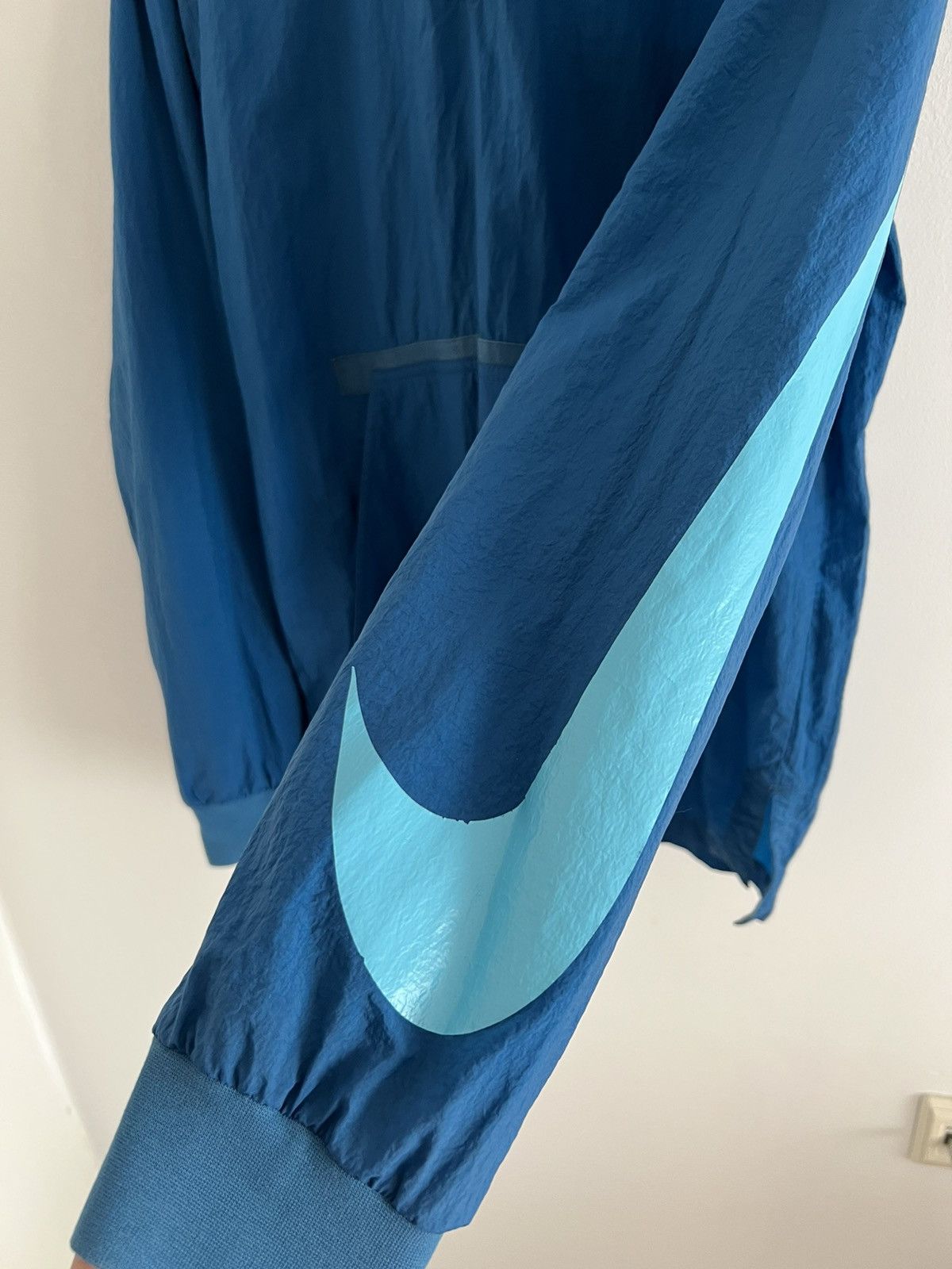 Nike 🔥🔥Nike Nylon Blue Light Jacket Size US M / EU 48-50 / 2 - 7 Thumbnail