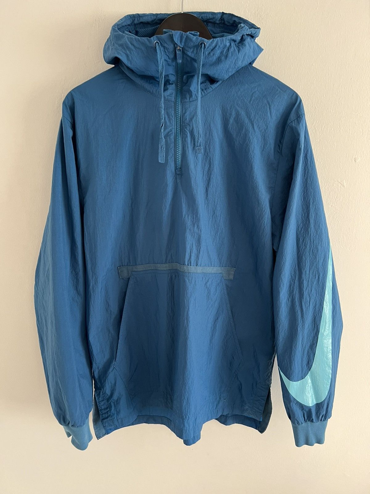 Nike 🔥🔥Nike Nylon Blue Light Jacket Size US M / EU 48-50 / 2 - 2 Thumbnail