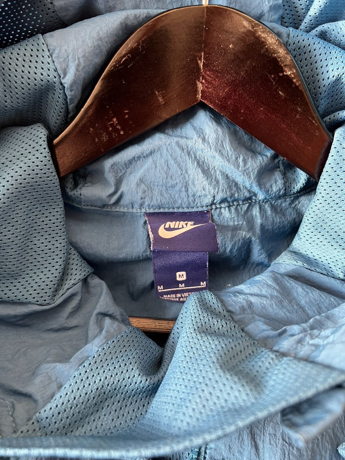 Nike 🔥🔥Nike Nylon Blue Light Jacket Size US M / EU 48-50 / 2 - 9 Thumbnail