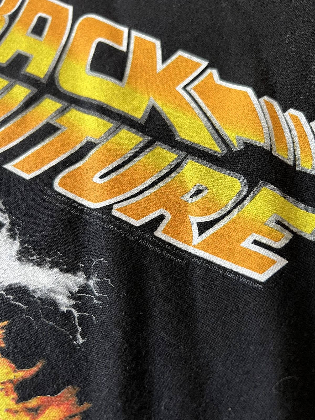 Universal Studios 🚗 Vintage Back To The Future Black T-Shirt Size US M / EU 48-50 / 2 - 4 Thumbnail