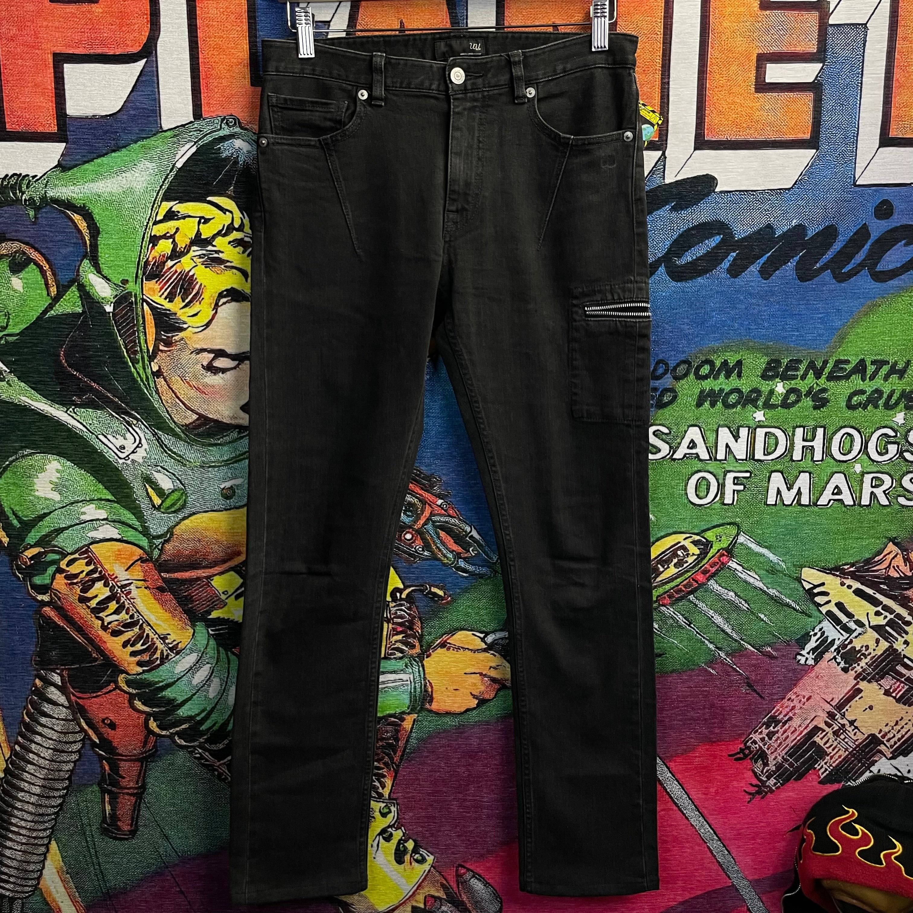 image of Undercover Washed Jeans Size 29”-30” in Black, Men's