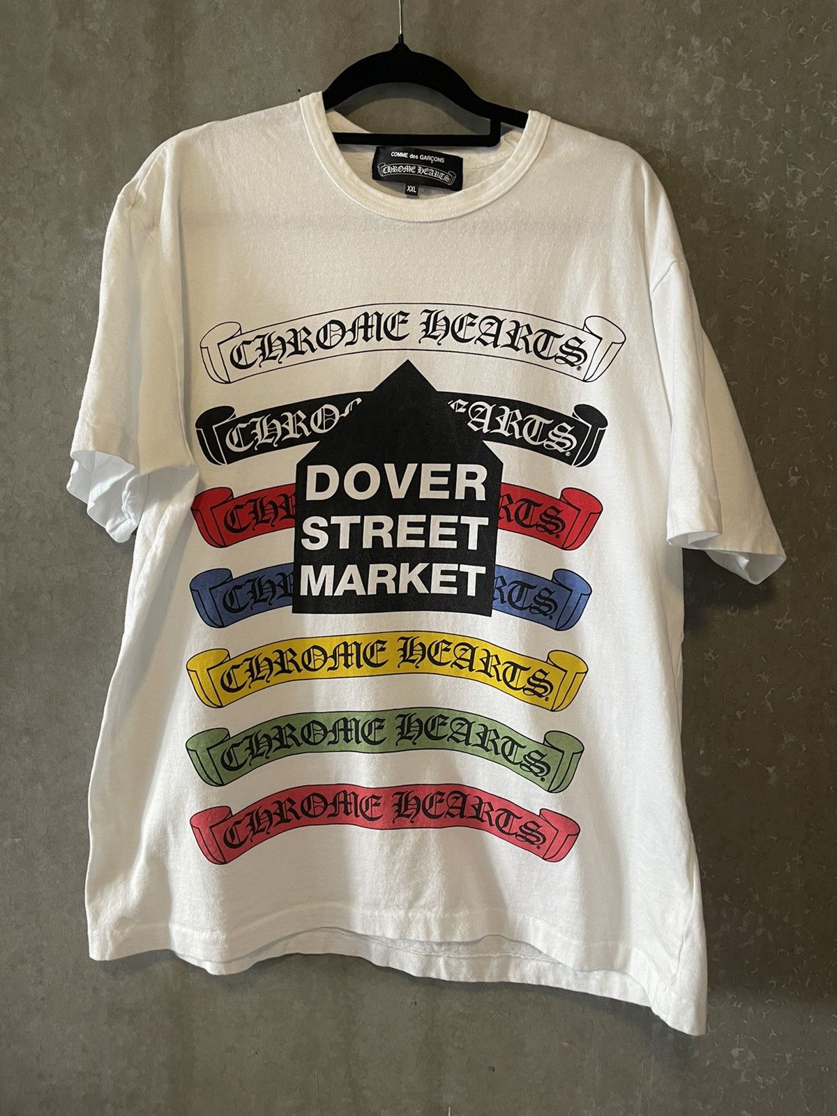 Chrome Hearts x Comme Des Garcons Dover Street Market Tee White