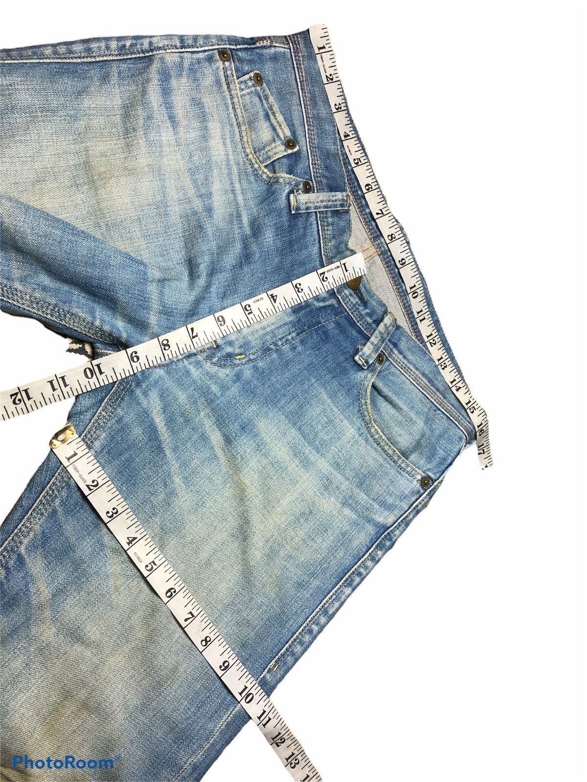 Jil Sander × Uniqlo JILL SANDER WASHED BLUE STRECTHABLE DENIM Size US 31 - 6 Thumbnail
