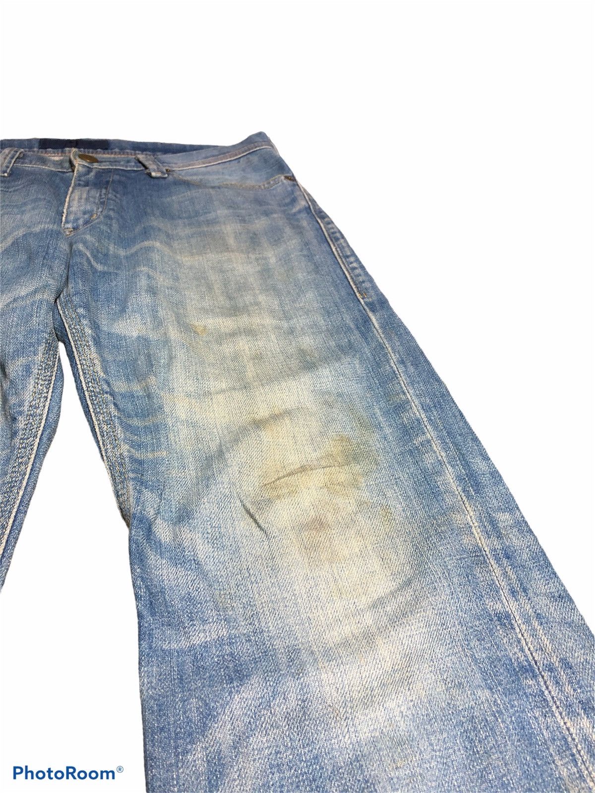 Jil Sander × Uniqlo JILL SANDER WASHED BLUE STRECTHABLE DENIM Size US 31 - 4 Thumbnail