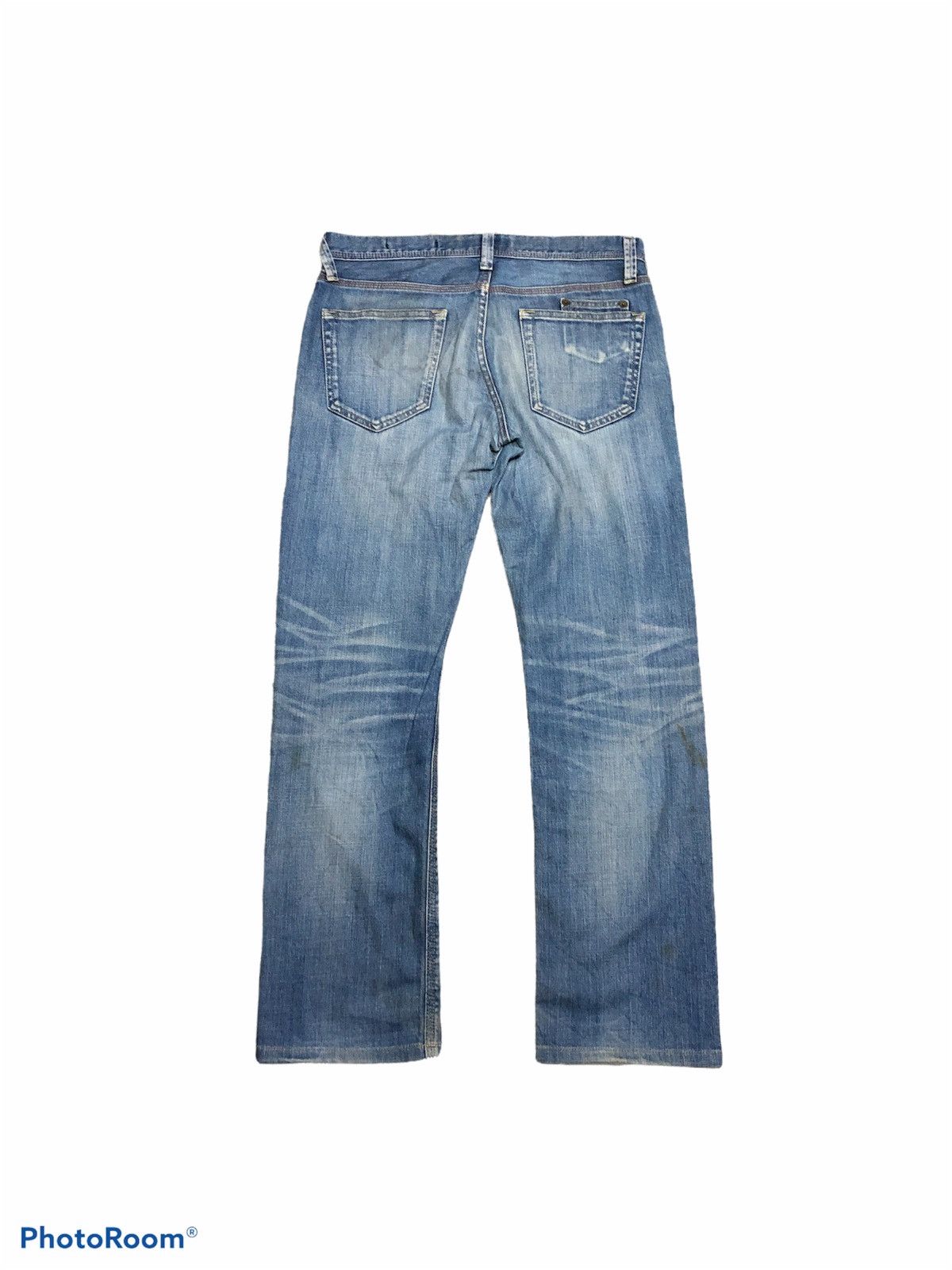 Jil Sander × Uniqlo JILL SANDER WASHED BLUE STRECTHABLE DENIM Size US 31 - 2 Thumbnail