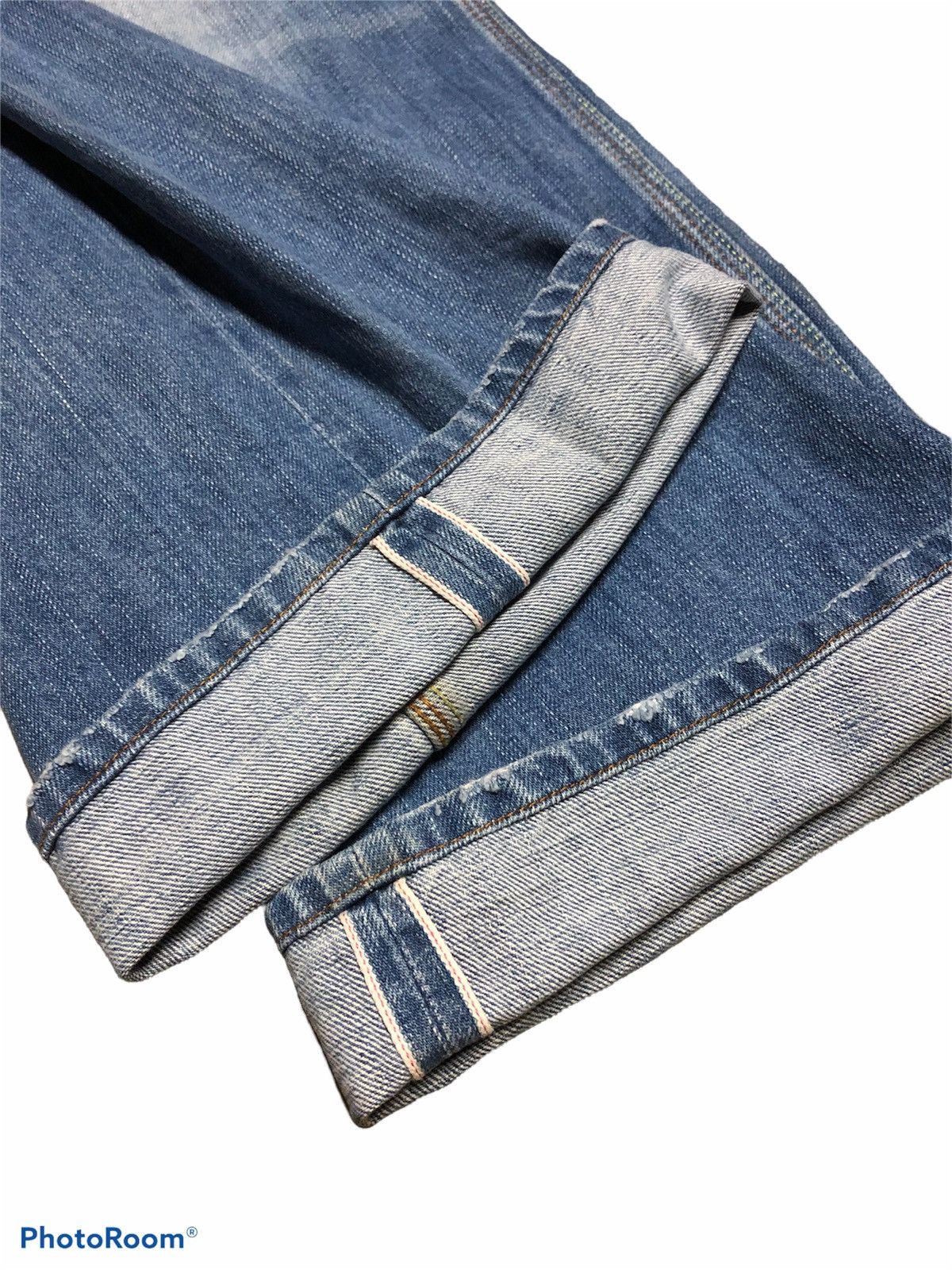 WIDE LEG MELPLE SELVEDGE BUCKLE BACK DENIM
