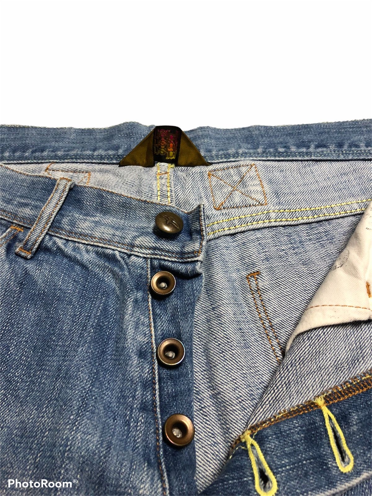 WIDE LEG MELPLE SELVEDGE BUCKLE BACK DENIM