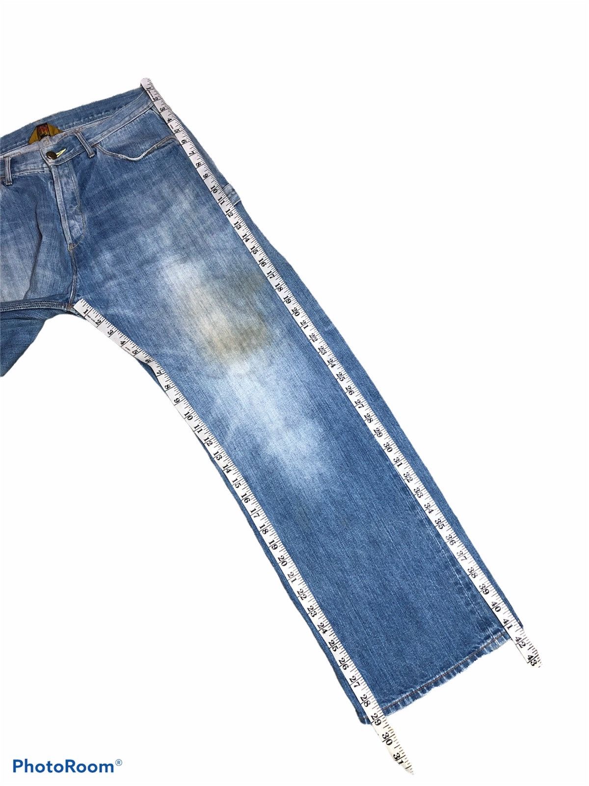 WIDE LEG MELPLE SELVEDGE BUCKLE BACK DENIM