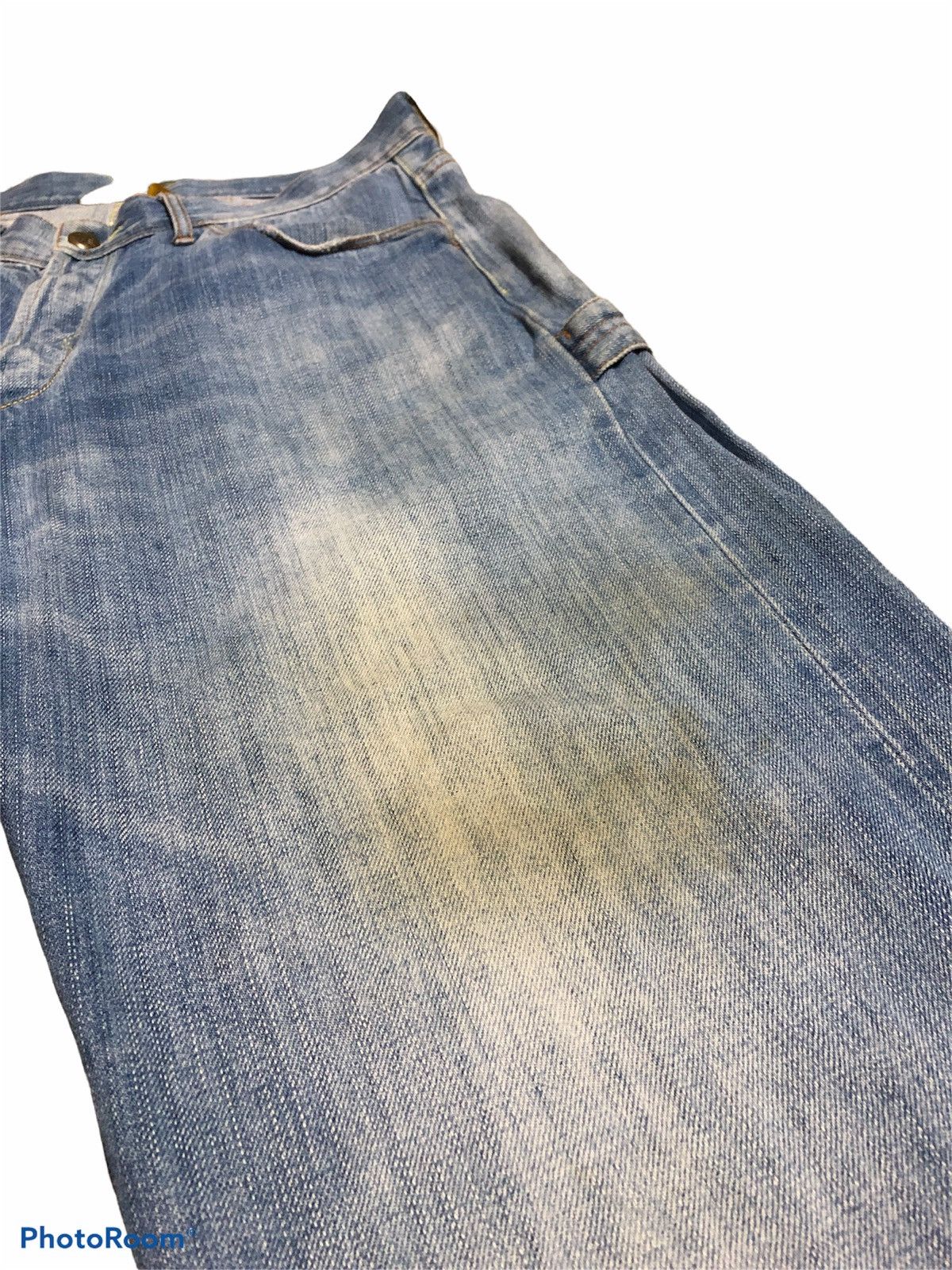 WIDE LEG MELPLE SELVEDGE BUCKLE BACK DENIM