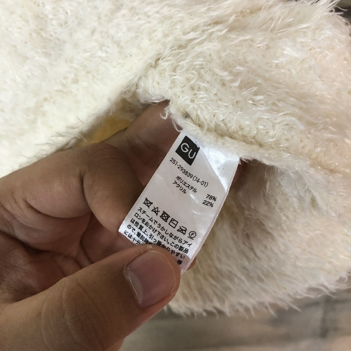 Homespun Knitwear × Japanese Brand Gu White Shag Shaggy Fur Mohair Knitwear #7041 Size M / US 6-8 / IT 42-44 - 9 Thumbnail
