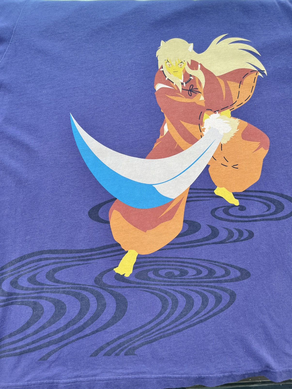 Anime Rare Inuyasha Anime Tee Y2k💥 Size US XL / EU 56 / 4 - 2 Thumbnail